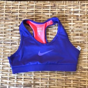 Purple & Pink Nike Pro Dri Fit Sports Bra Size Med